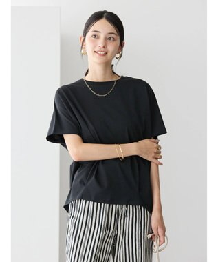 AMERICAN HOLIC 接触冷感裾タックカットプルオーバー Black