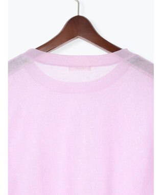 Te chichi シアーレイヤーニット ピンク