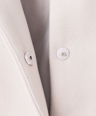 Feroux ペプラムファー ジャケット アイボリー系