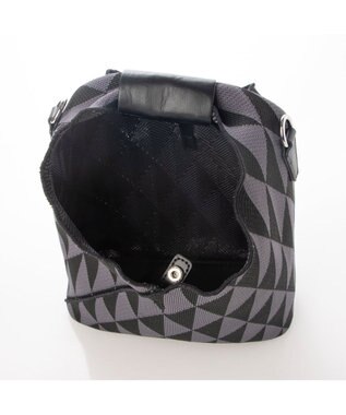 UNBILLION カシュカシュ cachecache ジャガード柄2wayショルダーバッグ GY