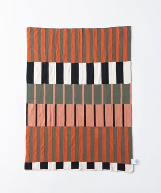 TRICOTE マルチストライプブランケット 87BROWN