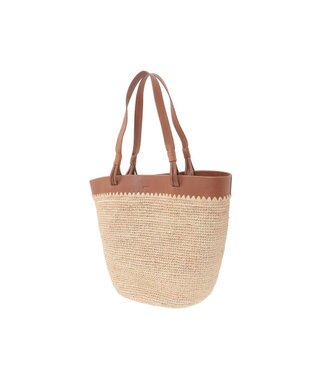 genten ルチア　トートバッグL チャ