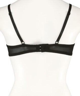 San-ai Resort（三愛水着楽園） シアードットチュール　ブラジャー＆ショーツセット【northerly】 BK×WH