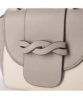 UNBILLION kakatoo ツイストデザインフラップ2wayミニショルダー オーク