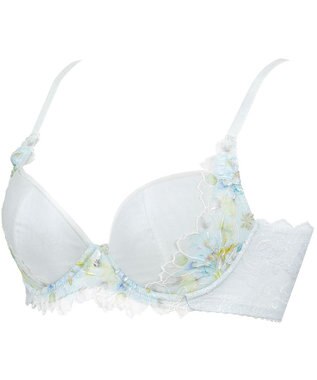 Wing Wing Lesiage　【2820シリーズ】　ブラジャー　脇すっきりの着やせシルエット　背中の段差軽減　ウイング／ワコール　PB2821 グレー