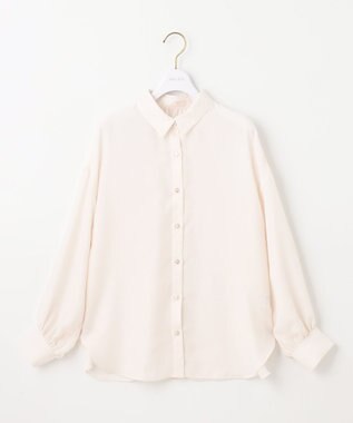 ANY SIS S 【接触冷感】シアー ブラウス アイボリー