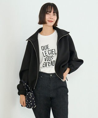 【VERY×UNFILOコラボ】BEAUTY FORM JERSEY+ ZIPブルゾン