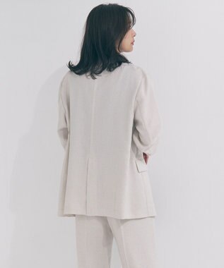 UNFILO 【セットアップ着用可】TENNEN TOUCH ダブルブレスト ジャケット ベージュ