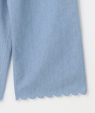 ANY KIDS デニム ワイド パンツ ブルー