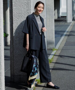 ANY SIS 【接触冷感・速乾・UVカット・洗える】スイートクール ジャケット ネイビー