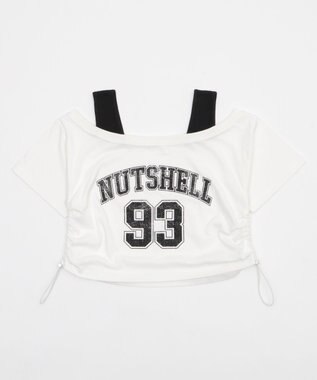 WEGO ドッキングドロストショートT ホワイト