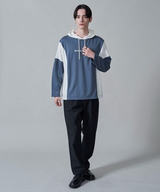 WEGO ドルマンポンチフードT（LS） ブルー