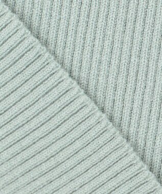 ANY SIS 【洗える】シアーディテール ニット ミント
