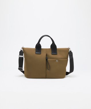 TOPKAPI 【Breath TOPKAPI】SORT ソート ネオプレン 2way A4 トートバッグ カーキブラウン