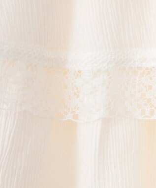 earth music&ecology ティアードレースミニスカート White