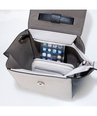 UNBILLION kakatoo ツイストデザインフラップ2wayミニショルダー オーク