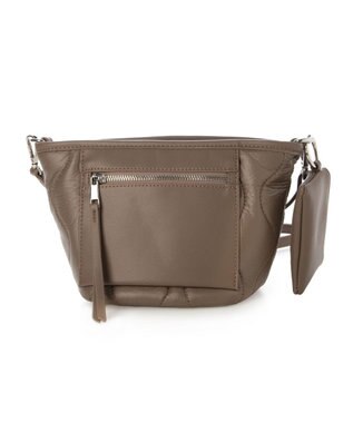UNBILLION cachecache パテッドキルティングショルダーバッグ オーク