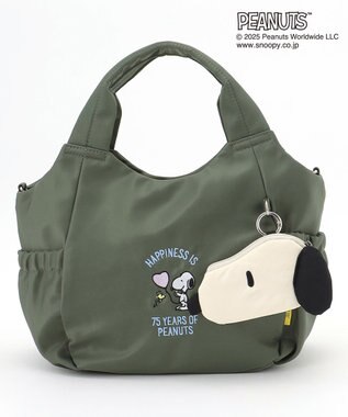 Y'SACCS SNOOPYデザイン　ギャザー2wayミニトート