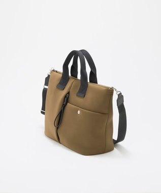 TOPKAPI 【Breath TOPKAPI】SORT ソート ネオプレン 2way A4 トートバッグ カーキブラウン