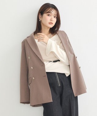 earth music&ecology テーラードジャケット Check