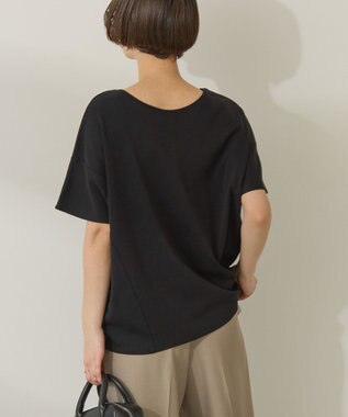 AMERICAN HOLIC 【接触冷感】フレンチスリーブコクーンプルオーバー Black