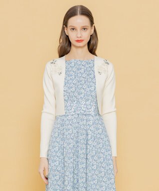 TOCCA 【洗える！】DAFFODIL BOLERO ボレロ アイボリー系