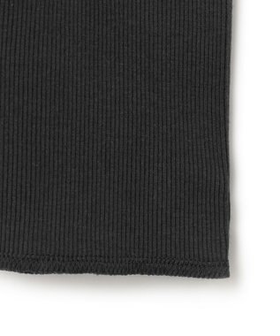 BEIGE， 【BEIGE,ecru/WEB限定・洗える】RIB TOPS /  コットンシルクロングスリーブトップス Stone