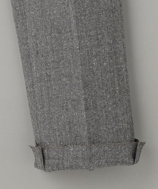 GOTAIRIKU 【AIRY MOVE / セットアップ対応】ウールシルクネップ セットアップパンツ ライトグレー系8