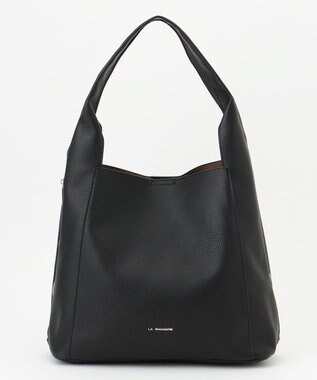 LA BAGAGERIE コンビカラー　ライトウェイトトート ブラック