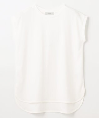 ANY 【汗ジミ防止加工】シルケットスムースノースリーブプルオーバー オフ