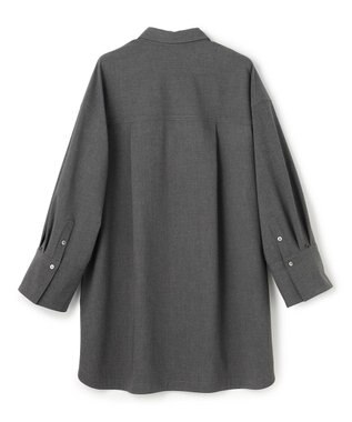 uncrave TRツイル BIGシャツ チャコール