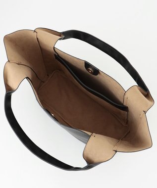 LA BAGAGERIE コンビカラー　ライトウェイトトート ブラック