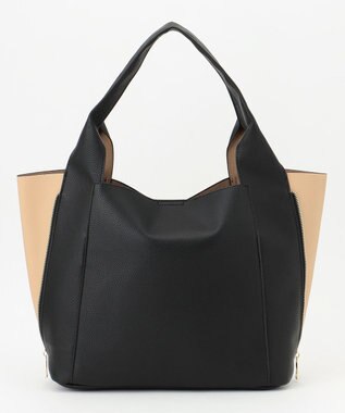 LA BAGAGERIE コンビカラー　ライトウェイトトート ブラック