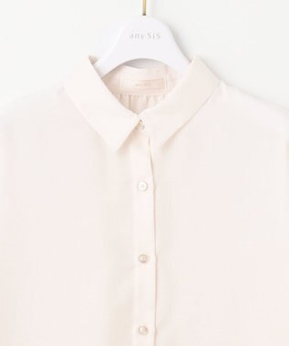 ANY SIS S 【接触冷感】シアー ブラウス アイボリー