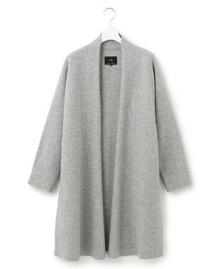 23区 L コンプレストパイル コーディガン ライトグレー系