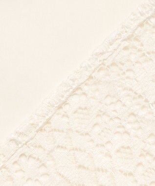 J.PRESS LADIES L エニーブロード レース ブラウス オフホワイト系