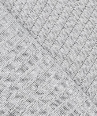 uncrave 【手洗い可】ラメ シアー ハイネック ニット（uncrave STANDARD） シルバー