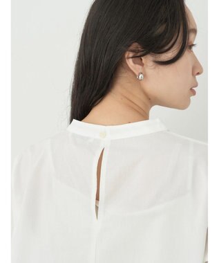 earth music&ecology ＳＥＴ２点　ベスト＋チュニックブラウス Ivory