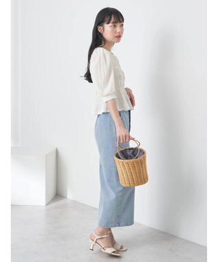 earth music&ecology ポコポコシャーリングトップス White