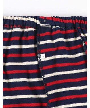 une nana cool 【綿100%】トリコロールパジャマ レッド