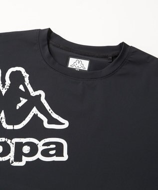 OP／FILA 【Kappa】長袖被りラッシュガード ブラック