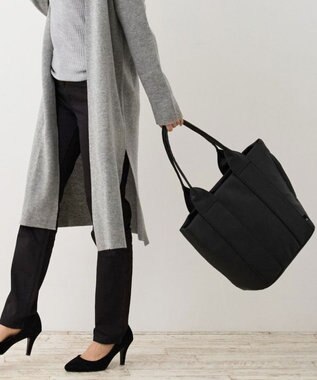 ROOTOTE 1323【自立+ボンディング】SN.ミディアム.ジェントリー-B 01：ブラック