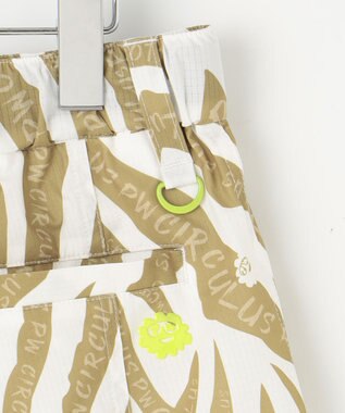 PW CIRCULUS 【高通気 / 軽撥水 / 軽量のDotAir 使用】【MEN】ゼブラ柄ベルテッドショーツ ベージュ系5