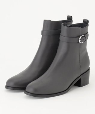 J.PRESS LADIES ベルト ショート ブーツ グレー系