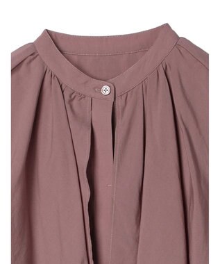 Green Parks ビックカラーナローブラウス Pink