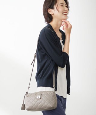 J.PRESS LADIES 【2way】キルティング ショルダー バッグ ベージュ系