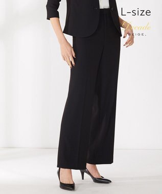 BEIGE， 【L-size】LUIZA / ワイドパンツ Black