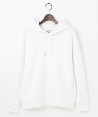 JOSEPH ABBOUD MOUNTAIN 【軽量/ソフト/イージーケア】ソフトダンボール ニット パーカー ホワイト系