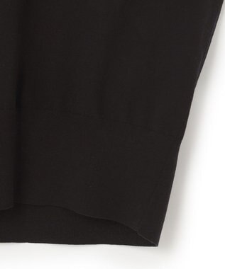 23区 S 【洗える】テンセルストレッチ Vネック カーディガン ブラック系