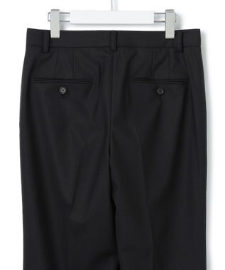 23区 S 【セットアップ対応】ラフィーネウール テーパードパンツ ブラック系
